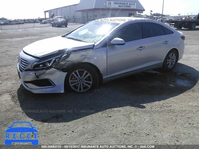 2017 HYUNDAI SONATA 5NPE24AF6HH456321 image 1