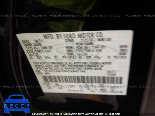 2012 FORD ESCAPE XLT 1FMCU9DG9CKA47142 image 8