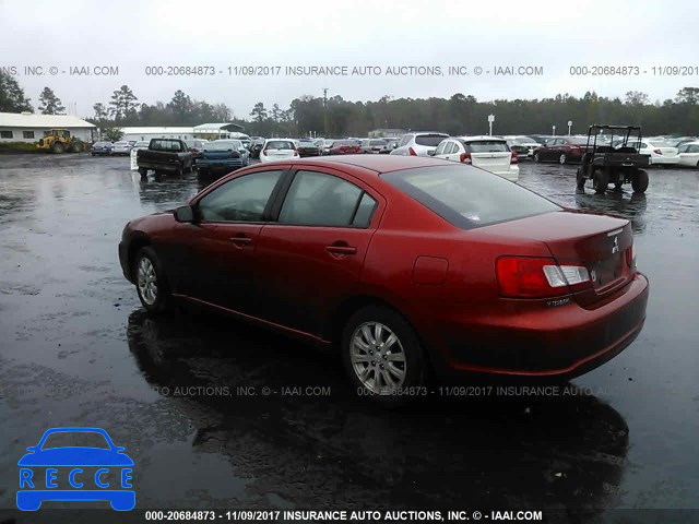 2009 MITSUBISHI GALANT ES 4A3AB36F69E040544 image 2