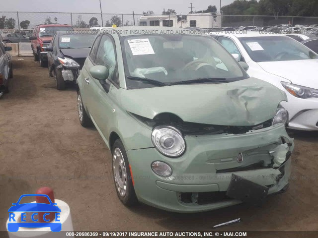 2012 Fiat 500 POP 3C3CFFAR8CT370863 зображення 0