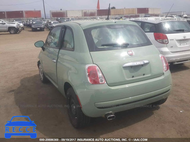 2012 Fiat 500 POP 3C3CFFAR8CT370863 image 2