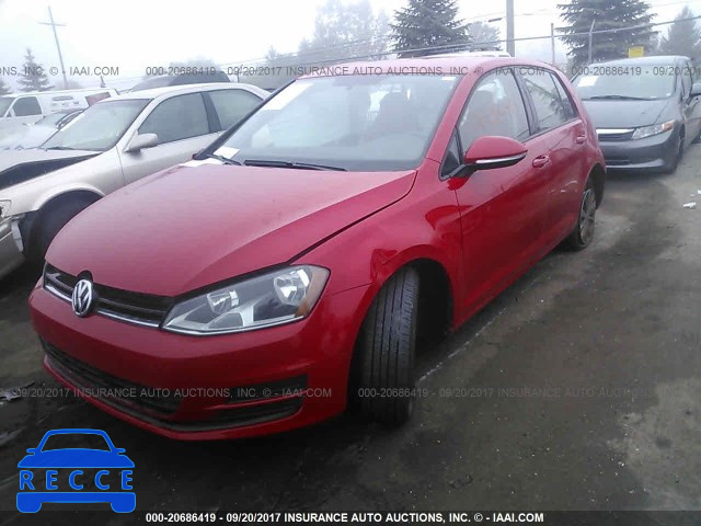 2016 Volkswagen Golf 3VW217AU0GM043113 image 1