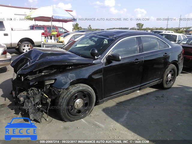 2013 Ford Taurus POLICE INTERCEPTOR 1FAHP2M84DG144874 зображення 1