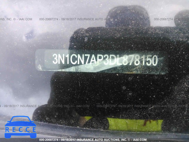 2013 Nissan Versa 3N1CN7AP3DL878150 Bild 8