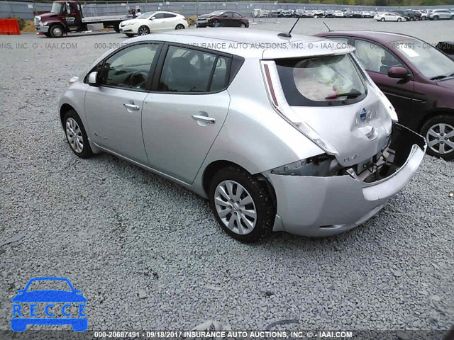 2015 Nissan Leaf S/SV/SL 1N4AZ0CPXFC316523 Bild 2