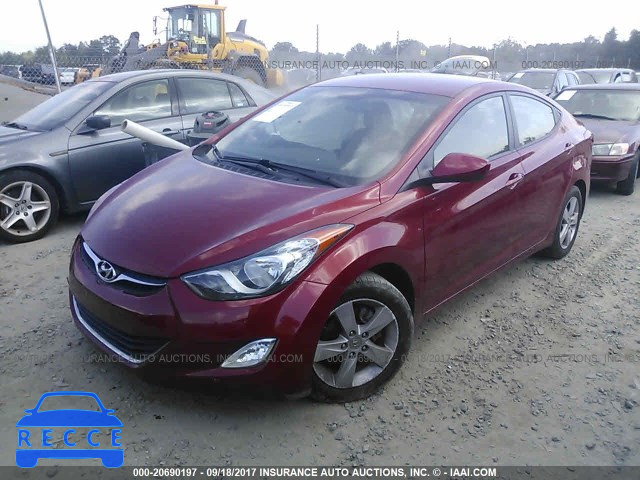 2012 Hyundai Elantra KMHDH4AE8CU208566 зображення 1