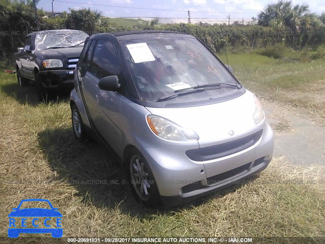 2008 Smart Fortwo PASSION WMEEK31X58K130841 image 0