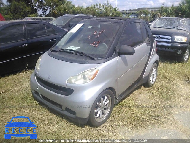 2008 Smart Fortwo PASSION WMEEK31X58K130841 image 1