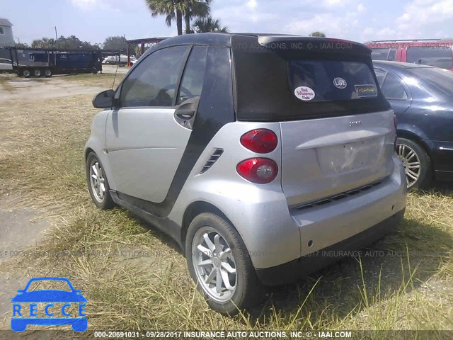 2008 Smart Fortwo PASSION WMEEK31X58K130841 image 2