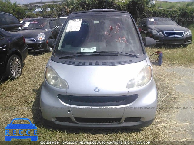 2008 Smart Fortwo PASSION WMEEK31X58K130841 image 5