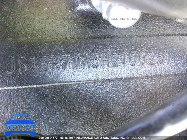 2017 SUZUKI GSX-R750 JS1GR7MA5H2100251 image 9