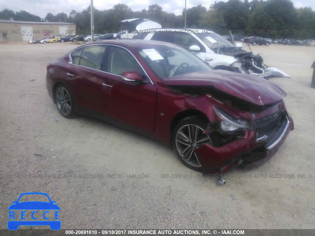 2014 Infiniti Q50 PREMIUM/SPORT JN1BV7APXEM680488 зображення 0