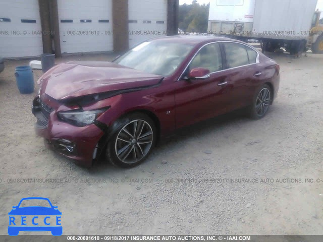 2014 Infiniti Q50 PREMIUM/SPORT JN1BV7APXEM680488 зображення 1