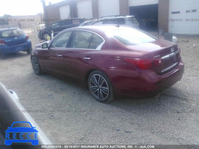 2014 Infiniti Q50 PREMIUM/SPORT JN1BV7APXEM680488 зображення 2