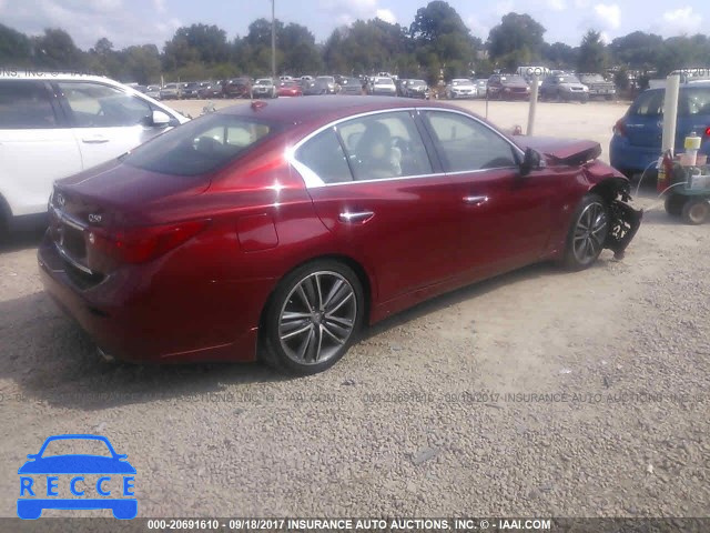 2014 Infiniti Q50 PREMIUM/SPORT JN1BV7APXEM680488 Bild 3