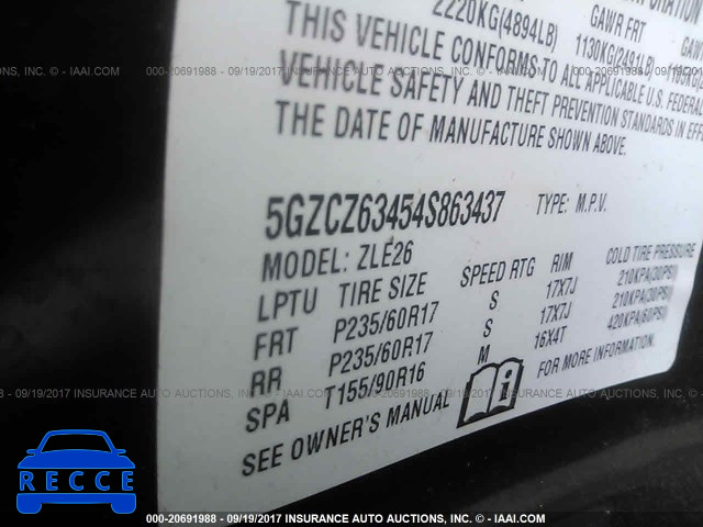 2004 Saturn VUE 5GZCZ63454S863437 image 8