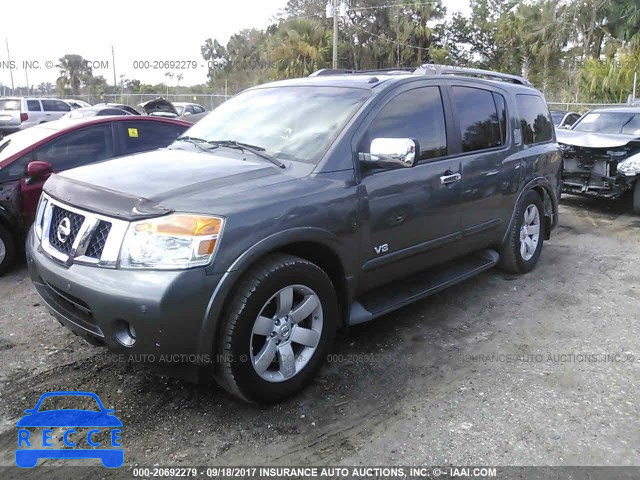 2008 Nissan Armada 5N1BA08D28N616709 зображення 1