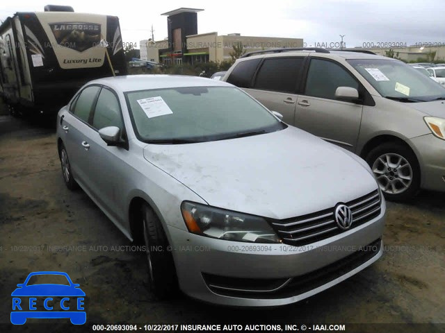 2012 Volkswagen Passat S 1VWAP7A32CC036788 зображення 0