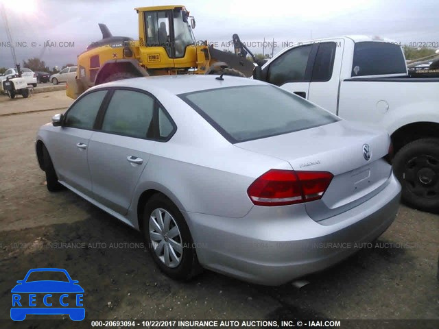 2012 Volkswagen Passat S 1VWAP7A32CC036788 image 2