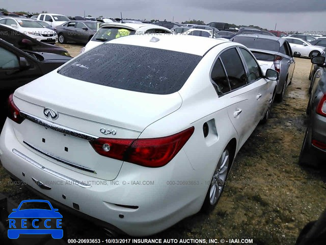 2014 Infiniti Q50 PREMIUM/SPORT JN1BV7AP8EM682370 зображення 3