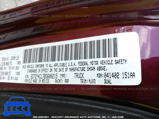 2011 Dodge RAM 3500 3D73Y4CL7BG600215 Bild 8