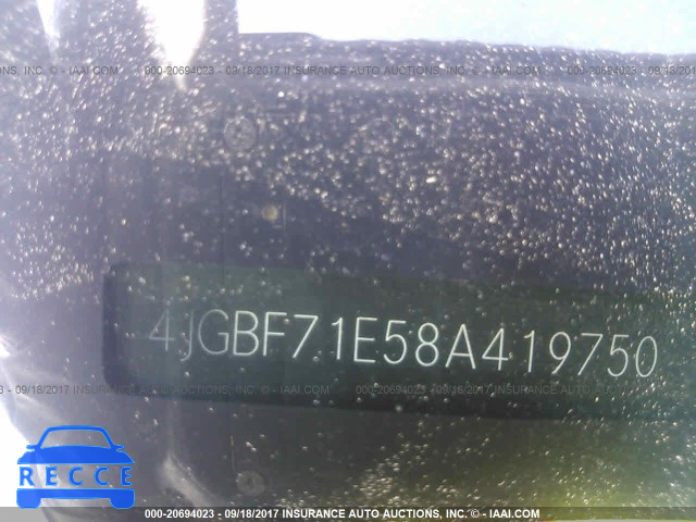 2008 Mercedes-benz GL 4JGBF71E58A419750 image 8