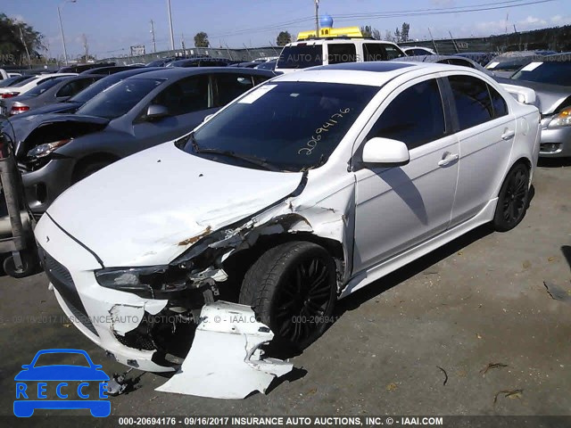 2008 Mitsubishi Lancer GTS JA3AU86U58U023052 image 1