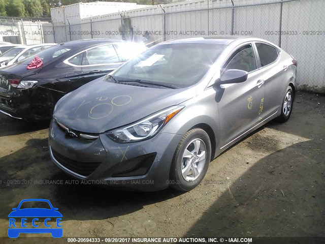 2014 Hyundai Elantra 5NPDH4AE4EH455696 зображення 1