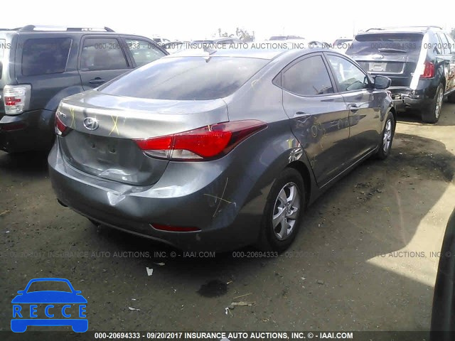 2014 Hyundai Elantra 5NPDH4AE4EH455696 зображення 3