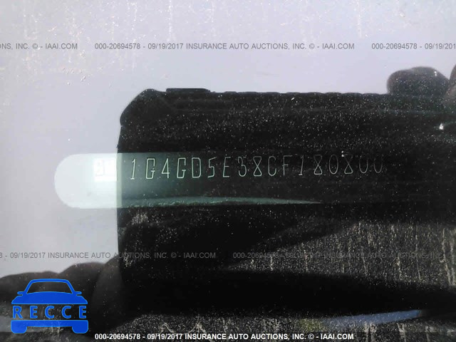 2012 Buick Lacrosse 1G4GD5E38CF180800 image 8