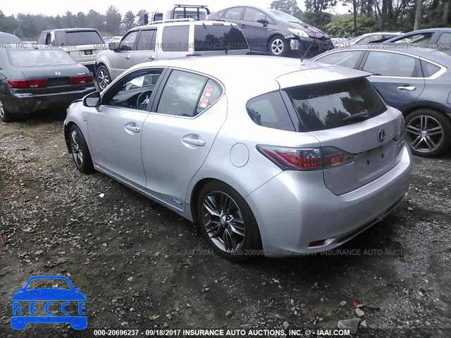 2012 Lexus CT 200 JTHKD5BH2C2054680 зображення 2