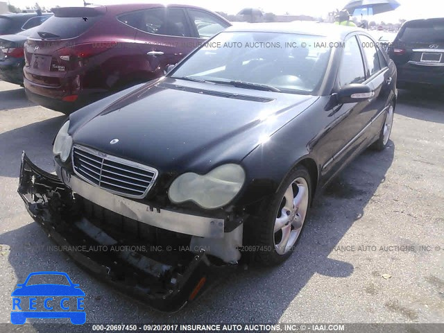 2004 Mercedes-benz C 230K SPORT SEDAN WDBRF40J64A625491 image 1