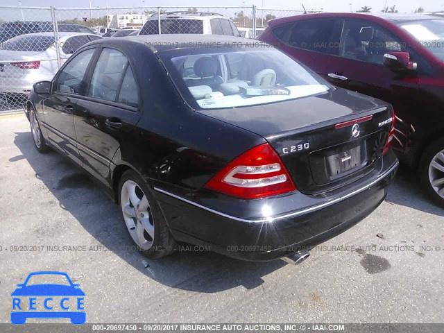 2004 Mercedes-benz C 230K SPORT SEDAN WDBRF40J64A625491 image 2