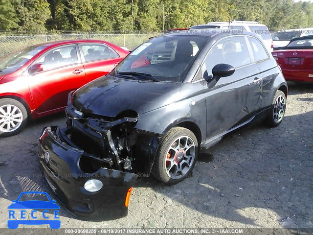 2012 Fiat 500 3C3CFFBR6CT295949 Bild 1