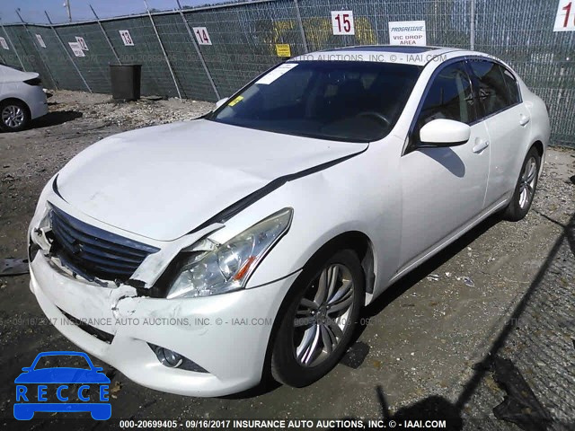 2012 Infiniti G25 JOURNEY JN1DV6AP5CM701599 зображення 1