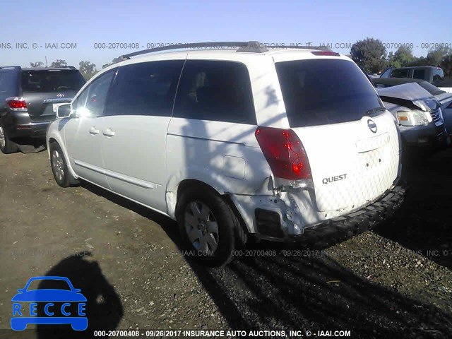 2004 Nissan Quest 5N1BV28U74N370735 image 2