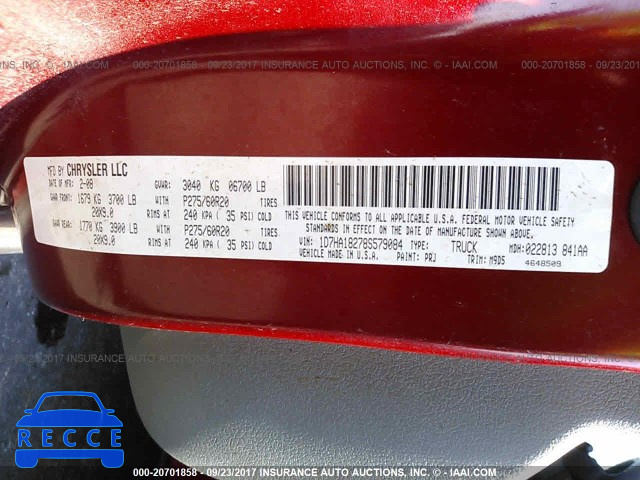 2008 Dodge RAM 1500 1D7HA18278S579084 image 8