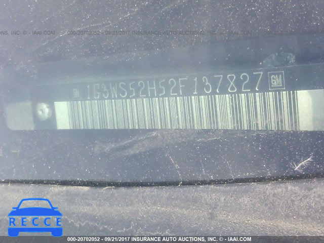 2002 Oldsmobile Intrigue GL 1G3WS52H52F137827 image 8