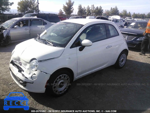 2015 Fiat 500 POP 3C3CFFAR5FT570572 image 1