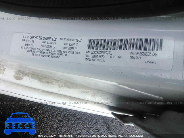 2014 Chrysler 200 1C3CCBCG8EN172381 image 8