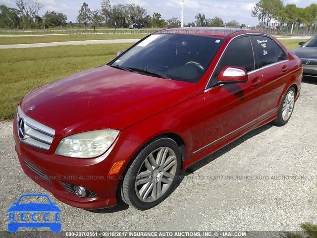 2008 Mercedes-benz C WDDGF54X08F080707 image 1