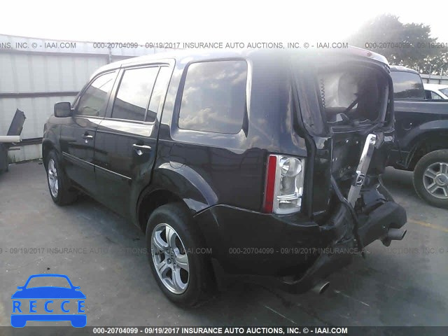 2015 Honda Pilot EXL 5FNYF3H58FB001460 image 2