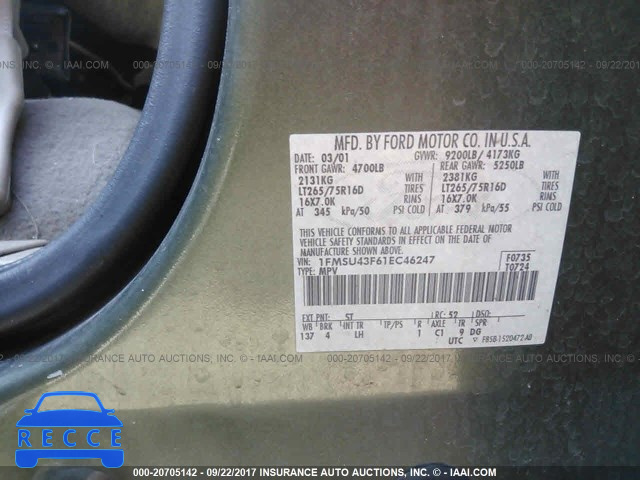 2001 Ford Excursion 1FMSU43F61EC46247 image 8