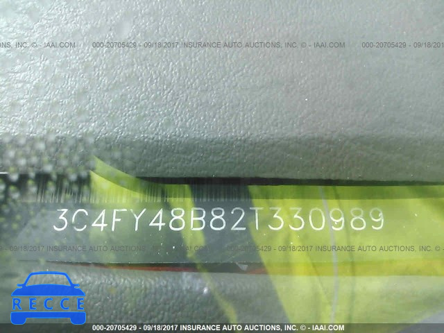 2002 CHRYSLER PT CRUISER 3C4FY48B82T330989 зображення 8