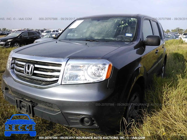 2015 Honda Pilot LX 5FNYF3H25FB023714 зображення 1