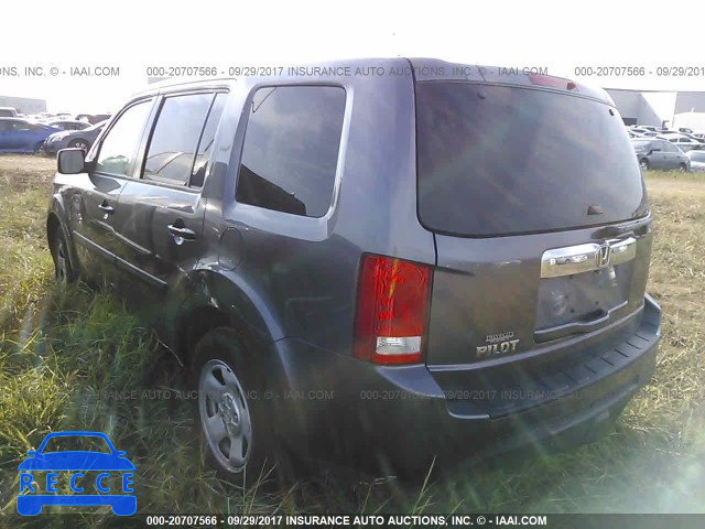 2015 Honda Pilot LX 5FNYF3H25FB023714 image 2