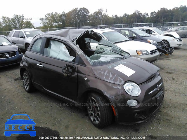 2013 Fiat 500 3C3CFFBR0DT655363 image 0