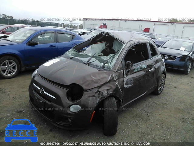 2013 Fiat 500 3C3CFFBR0DT655363 Bild 1