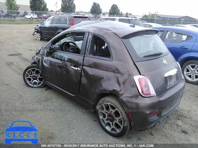 2013 Fiat 500 3C3CFFBR0DT655363 Bild 2