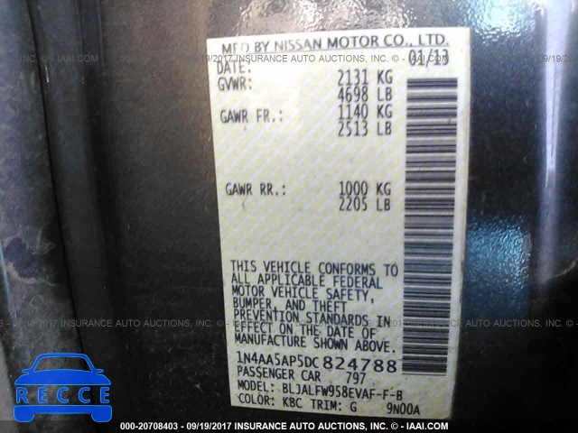 2013 Nissan Maxima 1N4AA5AP5DC824788 image 8